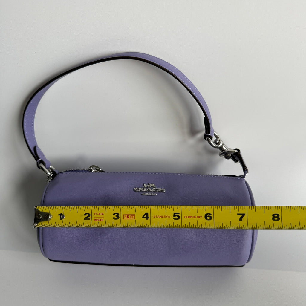 Coach Nolita Barrel Bag Light Violet Leather Shoulder Bag CR830