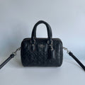 Coach Mini Rowan Black Signature Leather Crossbody Bag CY743