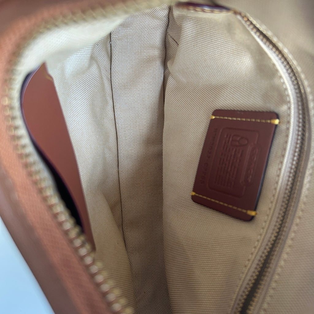 Coach Ergo British Tan Leather Hobo Shoulder Bag C2265