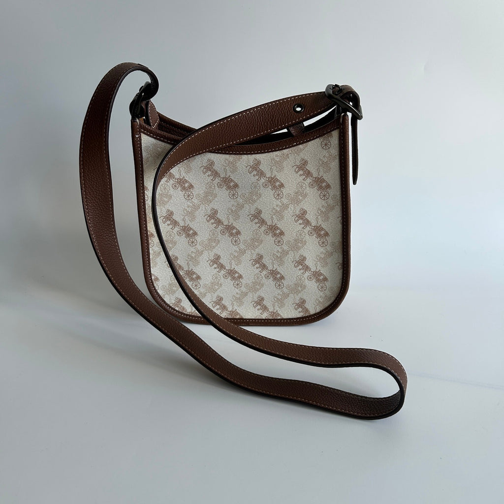 Coach Emery Crossbody Bag Horse and Carriage Coated Canvas Leather 89142