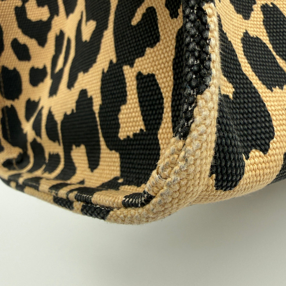 Coach Cargo Tote 26 Leopard Print Canvas Bag CP770 Crossbody Handbag