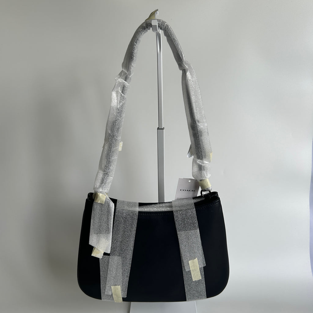 Coach Penelope CP101 Black Leather Shoulder Bag New