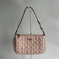Coach Nolita 19 Shell Pink Debossed Leather Shoulder Bag Excellent