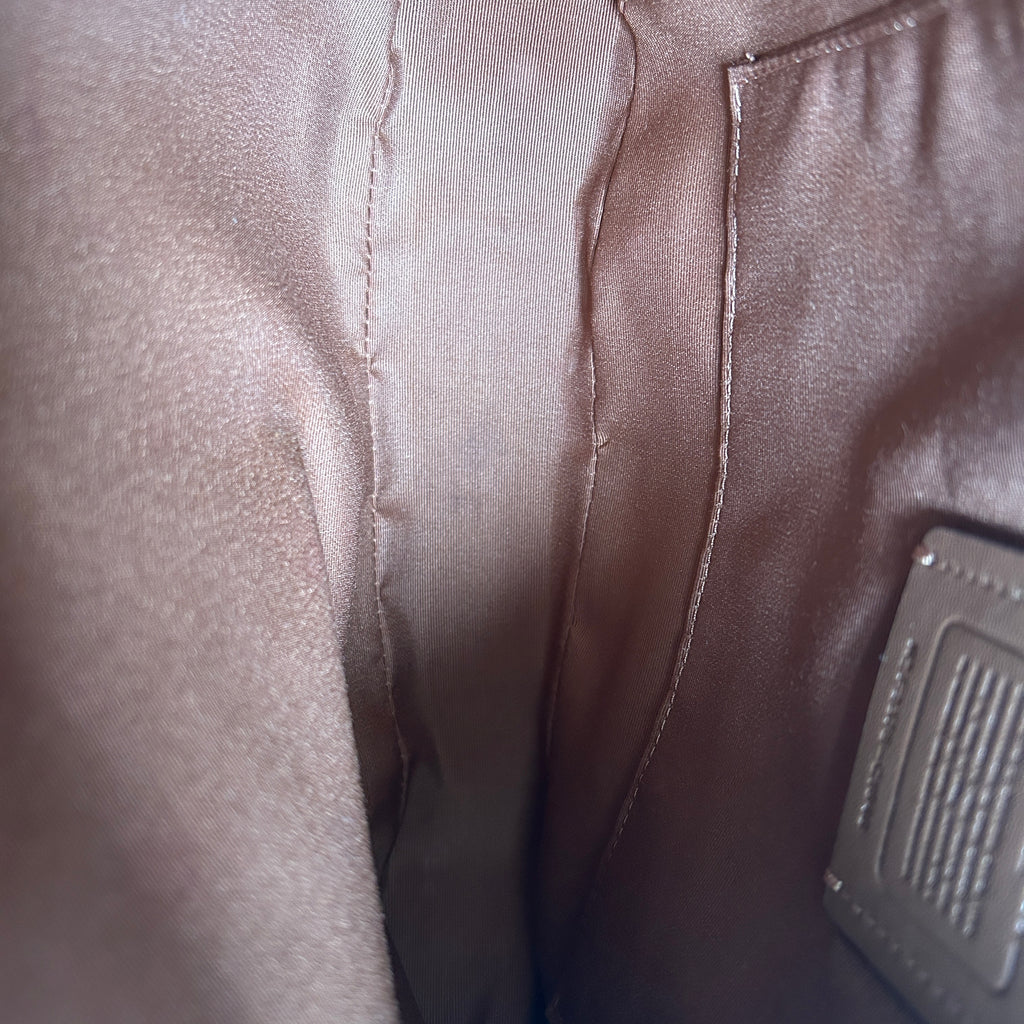 Coach Ellie File Bag Saddle Brown Pebbled Leather Crossbody C1648 Excellent