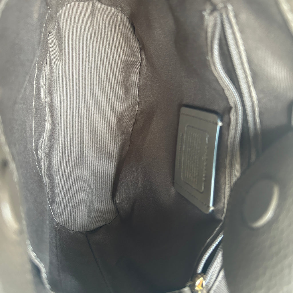 Coach Sophie Bucket Bag Dark Stone Pebbled Leather CR153 Excellent