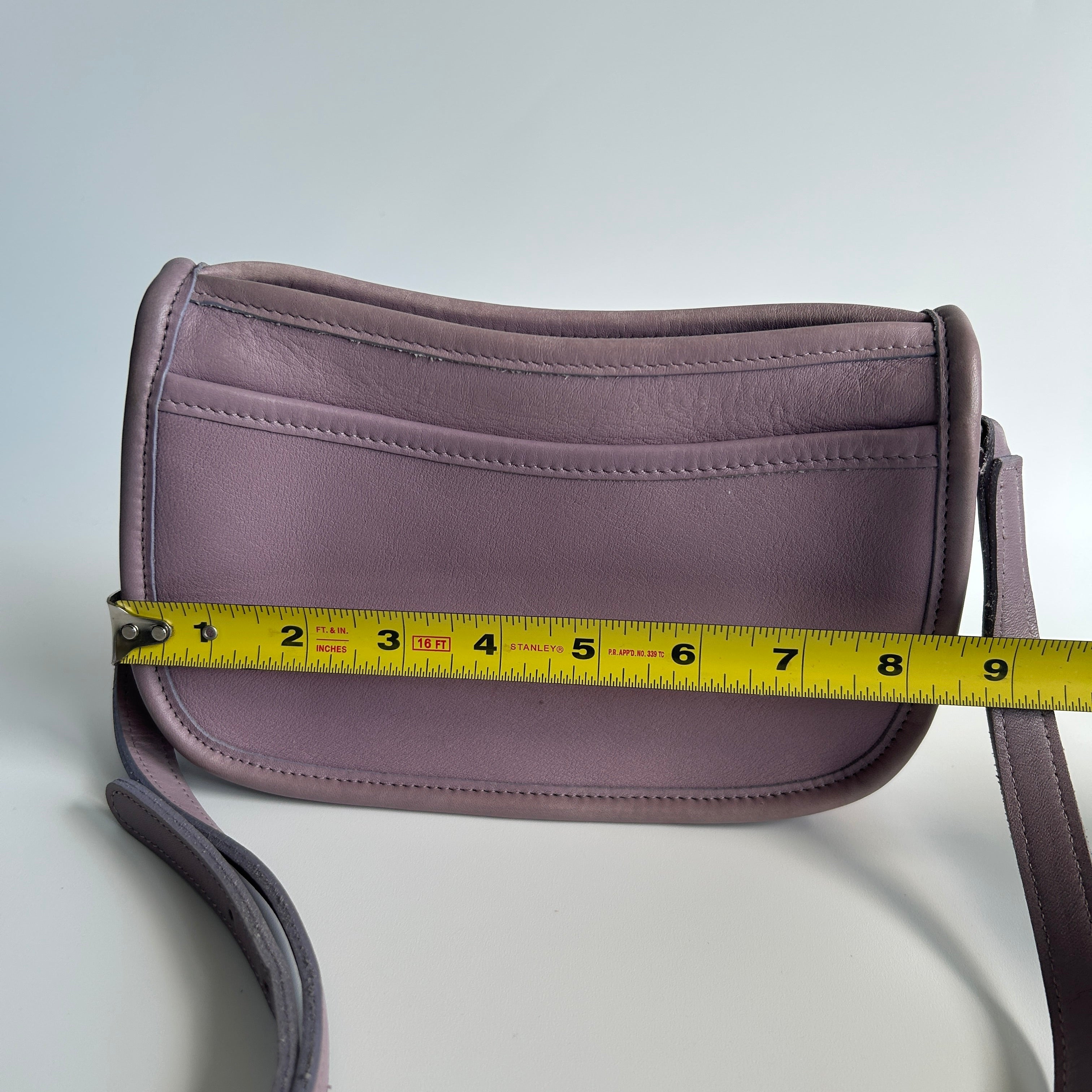 Coach Swinger 20 Purple Glove Tanned Leather Crossbody Bag 9031 Excellent