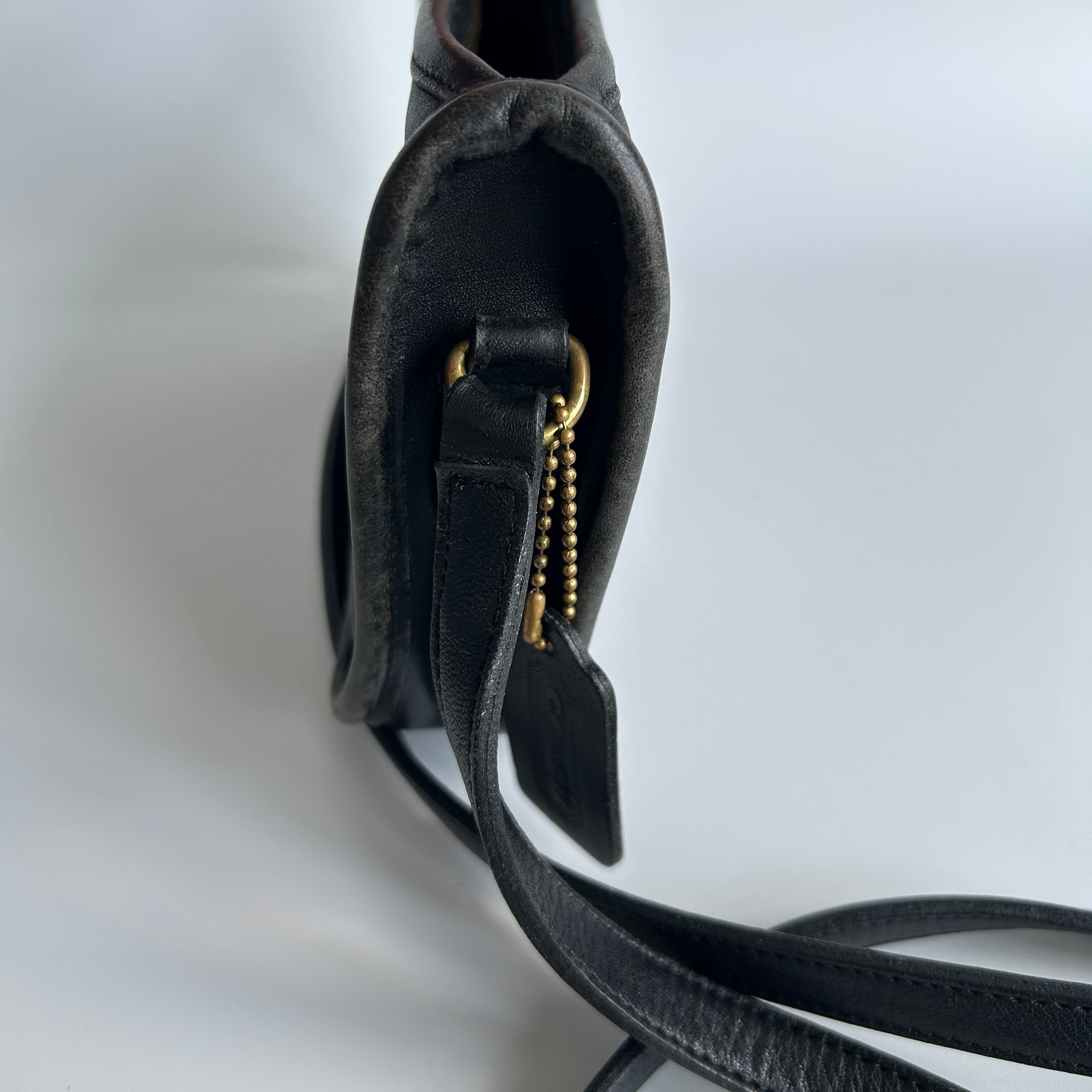 Coach Wendie 9031 Black Leather Crossbody Shoulder Bag Vintage