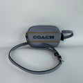 Coach Mini Jamie Camera Bag Blue Pebbled Leather Crossbody CH308 Good