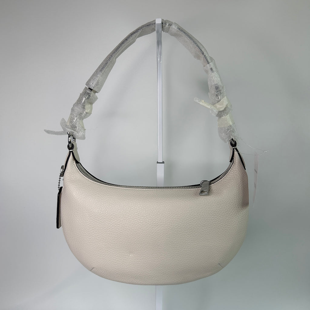 Coach Payton Hobo Chalk White Pebbled Leather Shoulder Bag NEW
