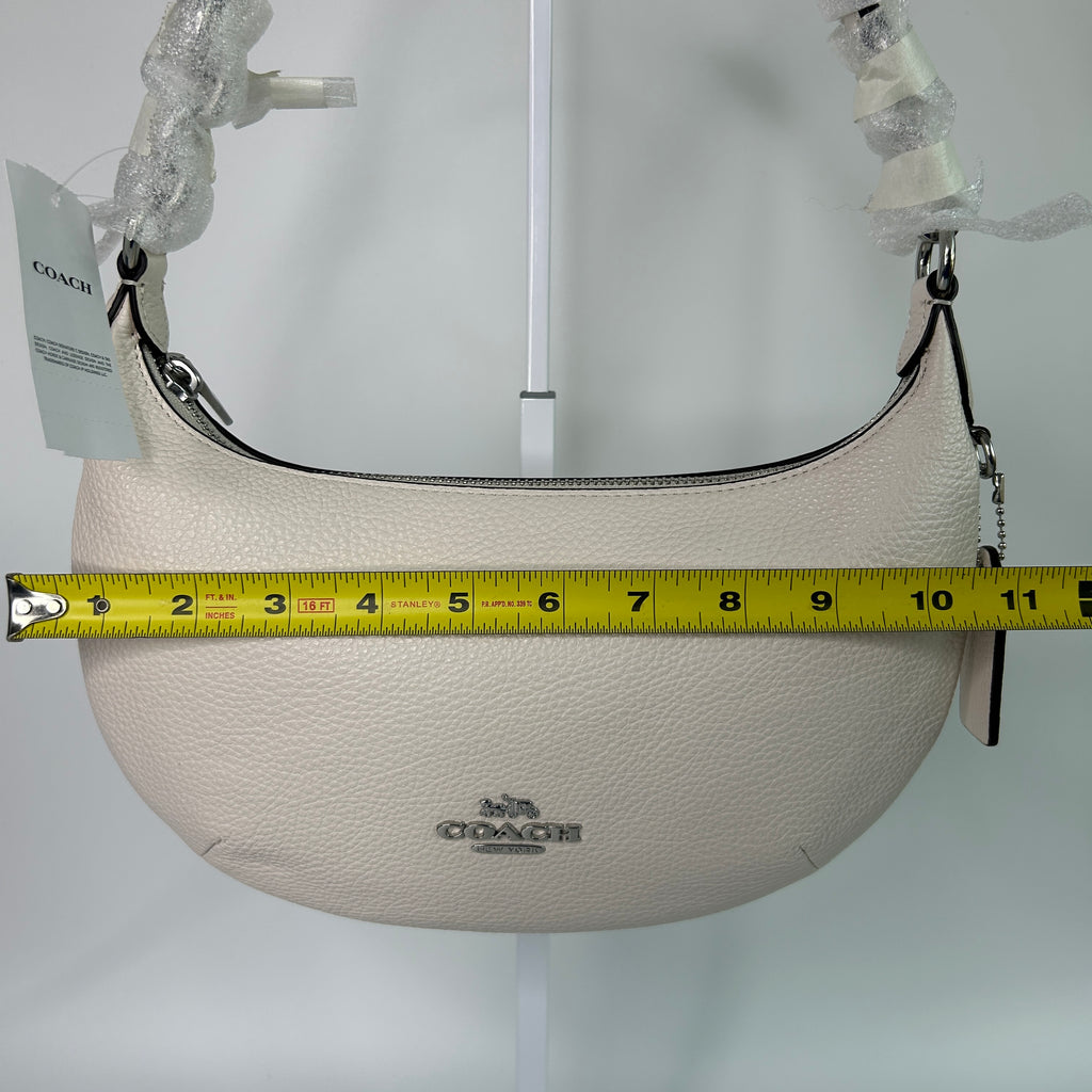 Coach Payton Hobo Chalk White Pebbled Leather Shoulder Bag NEW