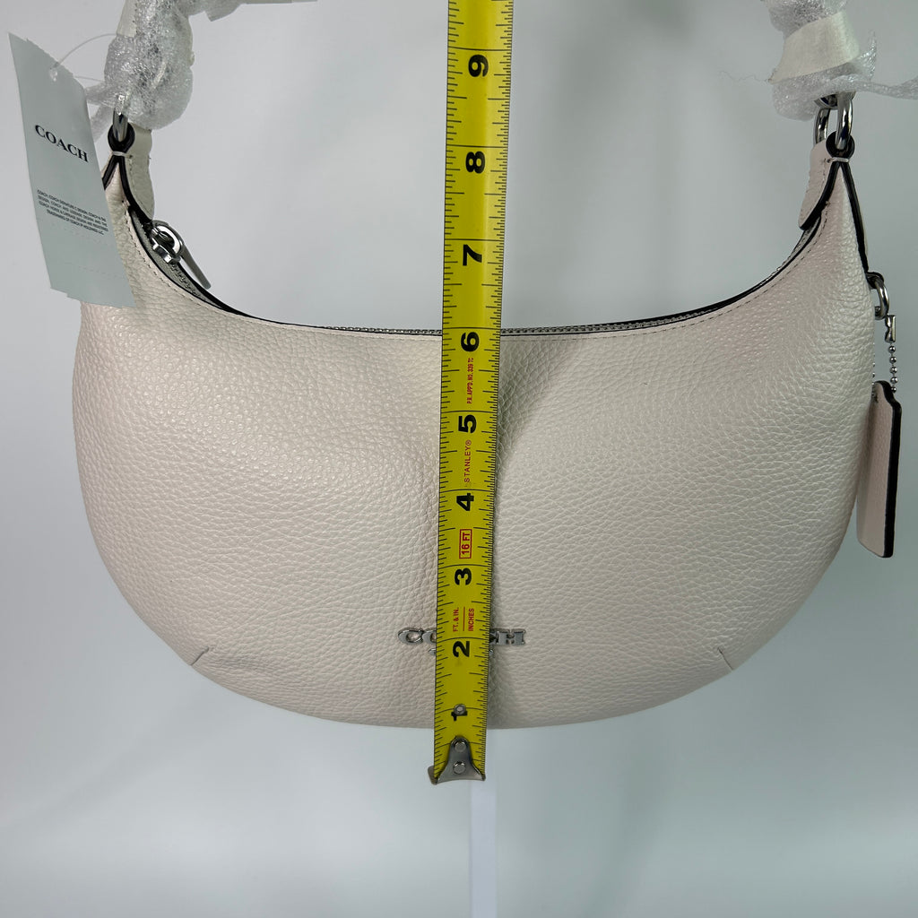 Coach Payton Hobo Chalk White Pebbled Leather Shoulder Bag NEW
