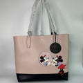 Kate Spade Disney Minnie Mouse Pink Leather Tote Bag New With Imperfections