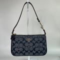 Coach Nolita 19 Signature Chambray Leather Shoulder Bag Excellent
