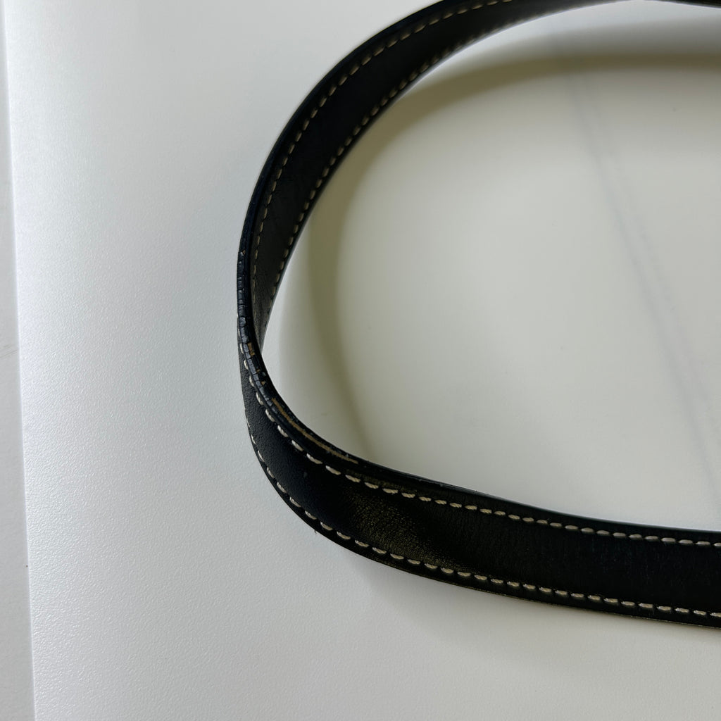 Coach Soho Signature Black Canvas Leather Satchel Bag 6846 Good