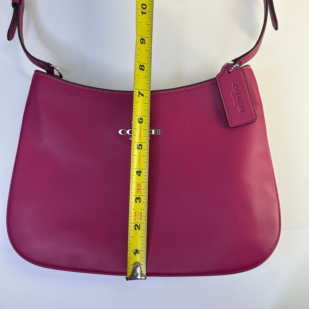 Coach Penelope Pink Pebbled Leather Shoulder Bag CP101 Excellent