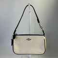 Coach Nolita 19 Chalk White Pebbled Leather Shoulder Bag Excellent
