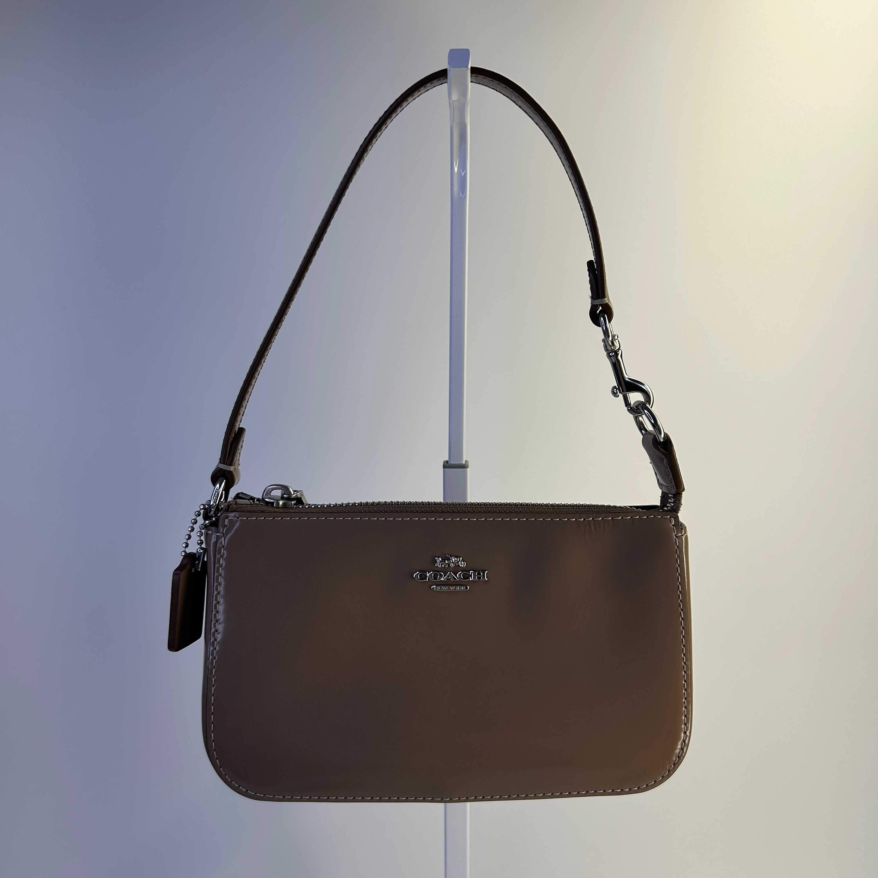 Coach Nolita 19 Clay Patent Leather Mini Shoulder Bag CCF63 NEW