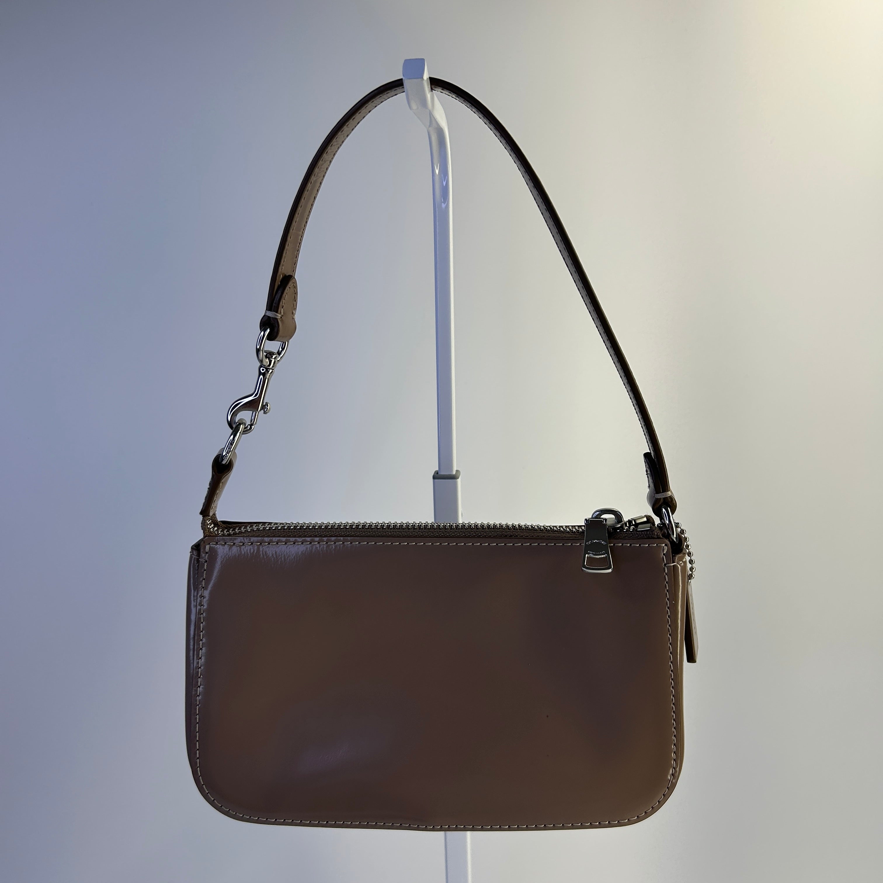 Coach Nolita 19 Clay Patent Leather Mini Shoulder Bag CCF63 NEW