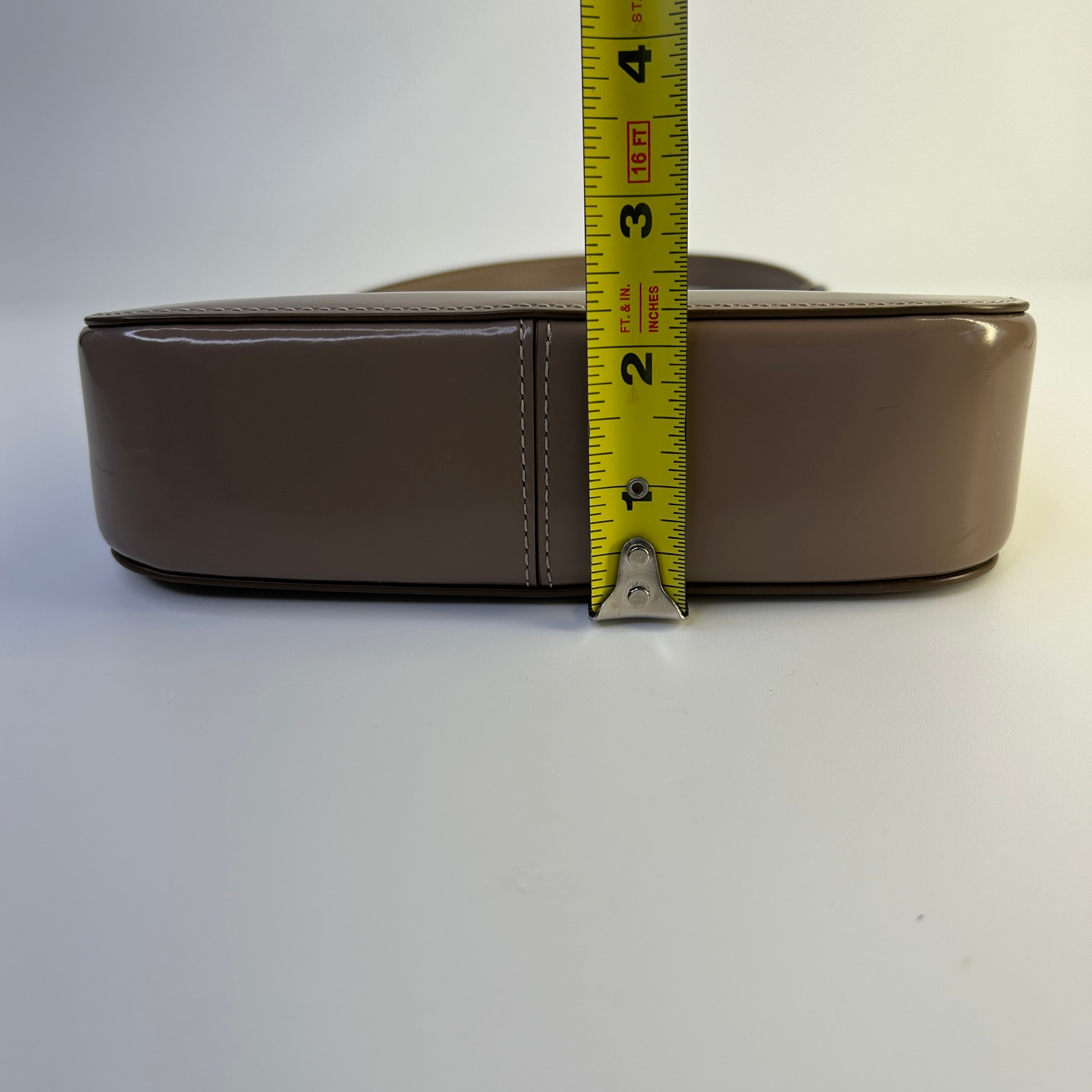 Coach Nolita 19 Clay Patent Leather Mini Shoulder Bag CCF63 NEW