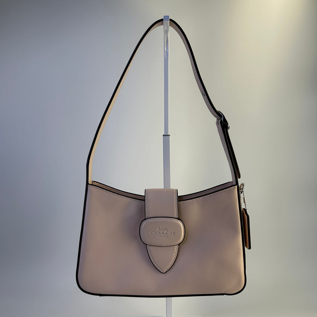 Coach Eliza Blush Pink Leather Shoulder Bag CAA92 Excellent