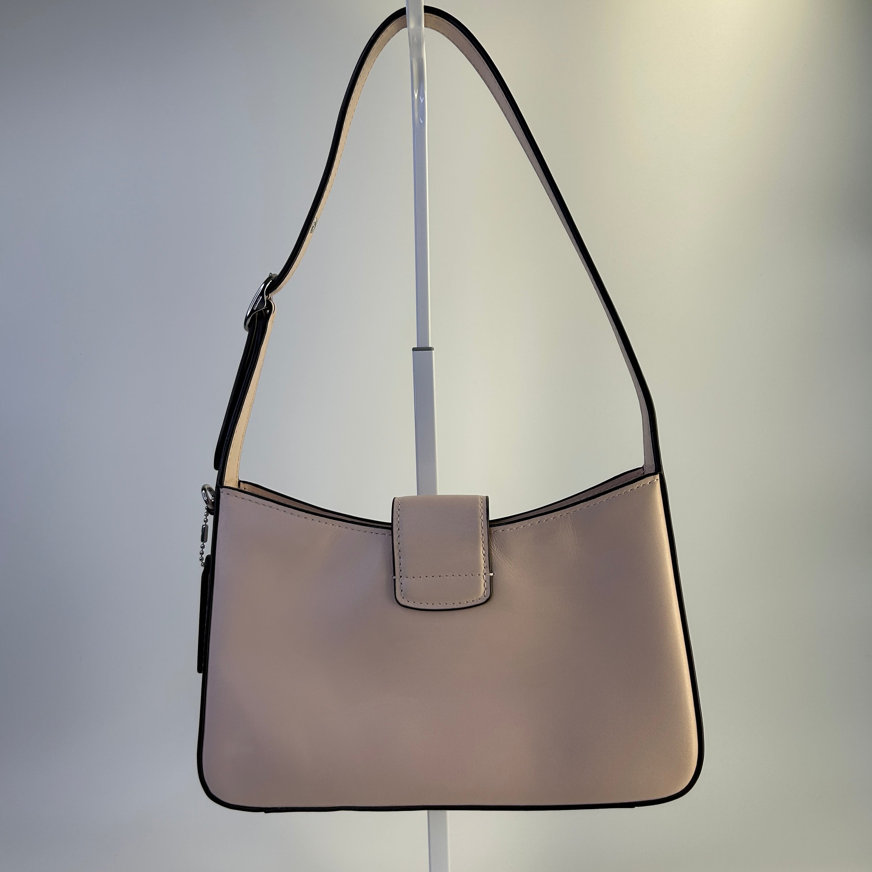 Coach Eliza Blush Pink Leather Shoulder Bag CAA92 Excellent