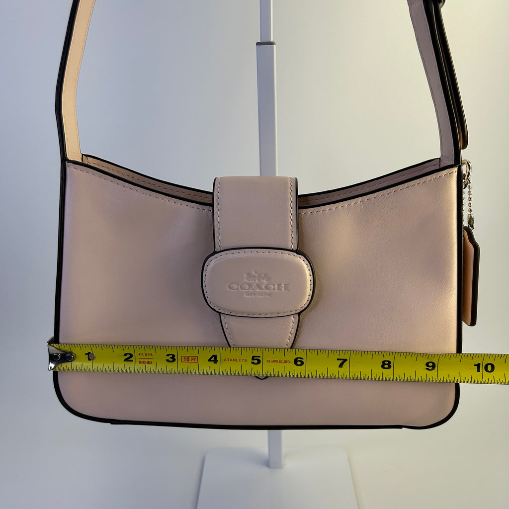 Coach Eliza Blush Pink Leather Shoulder Bag CAA92 Excellent