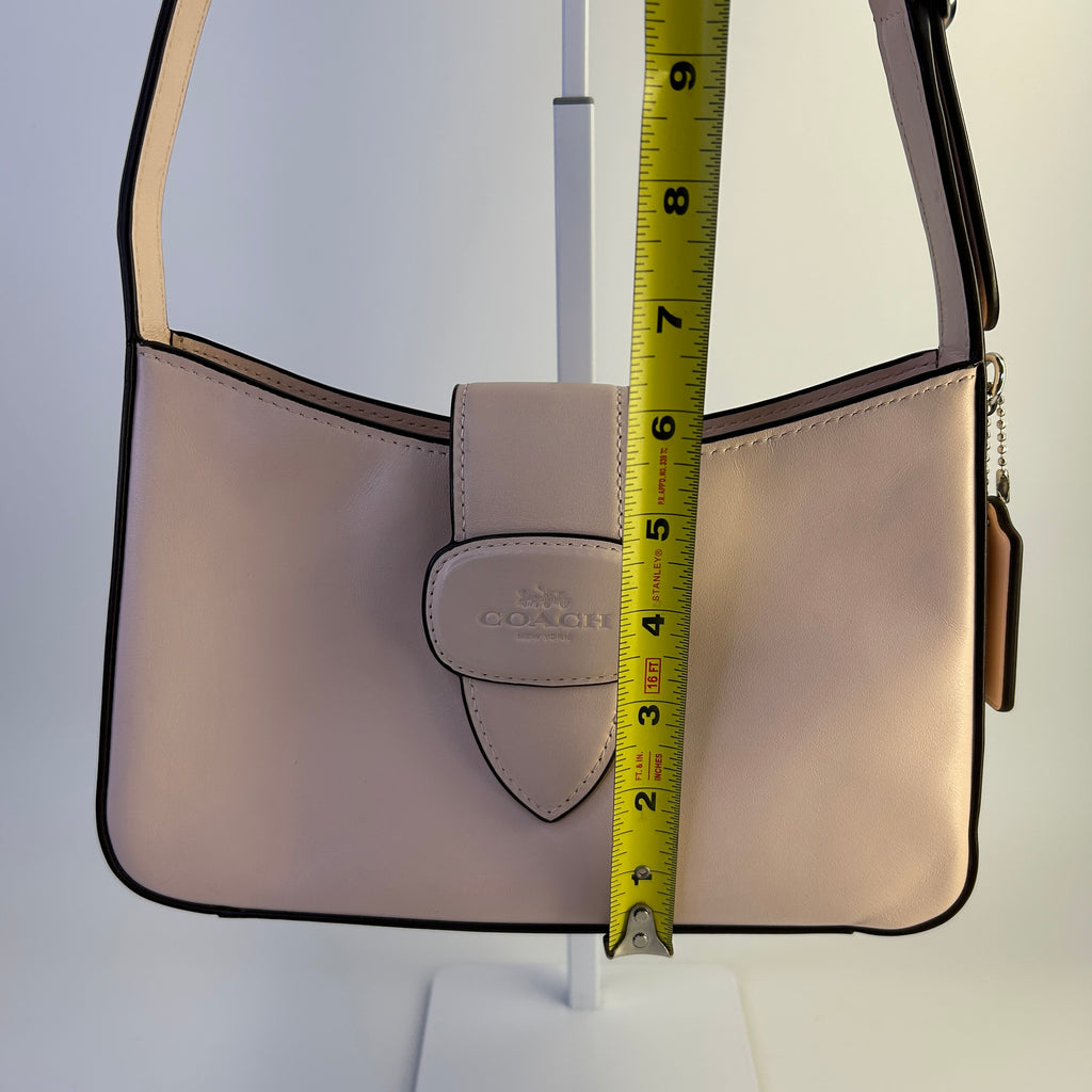 Coach Eliza Blush Pink Leather Shoulder Bag CAA92 Excellent