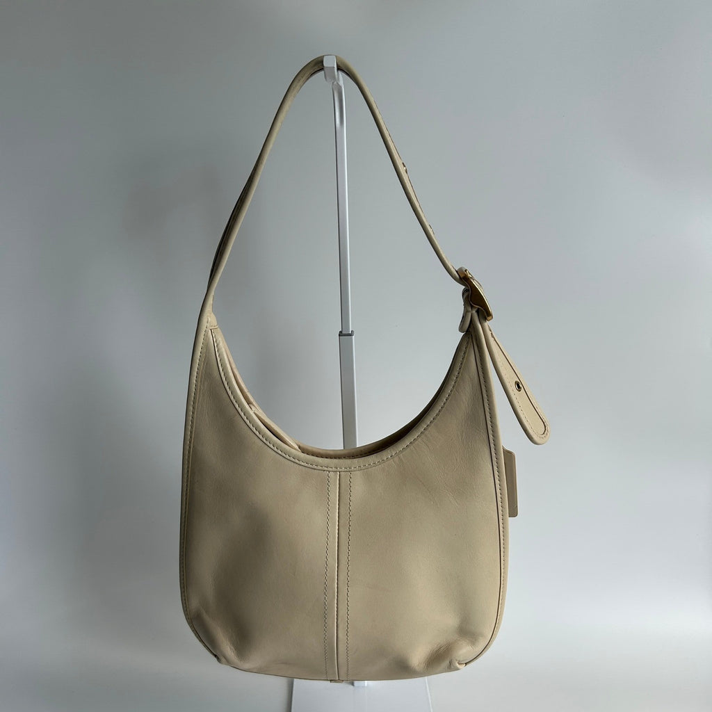 Coach Ergo Ivory Glovetanned Leather Shoulder Bag C2265