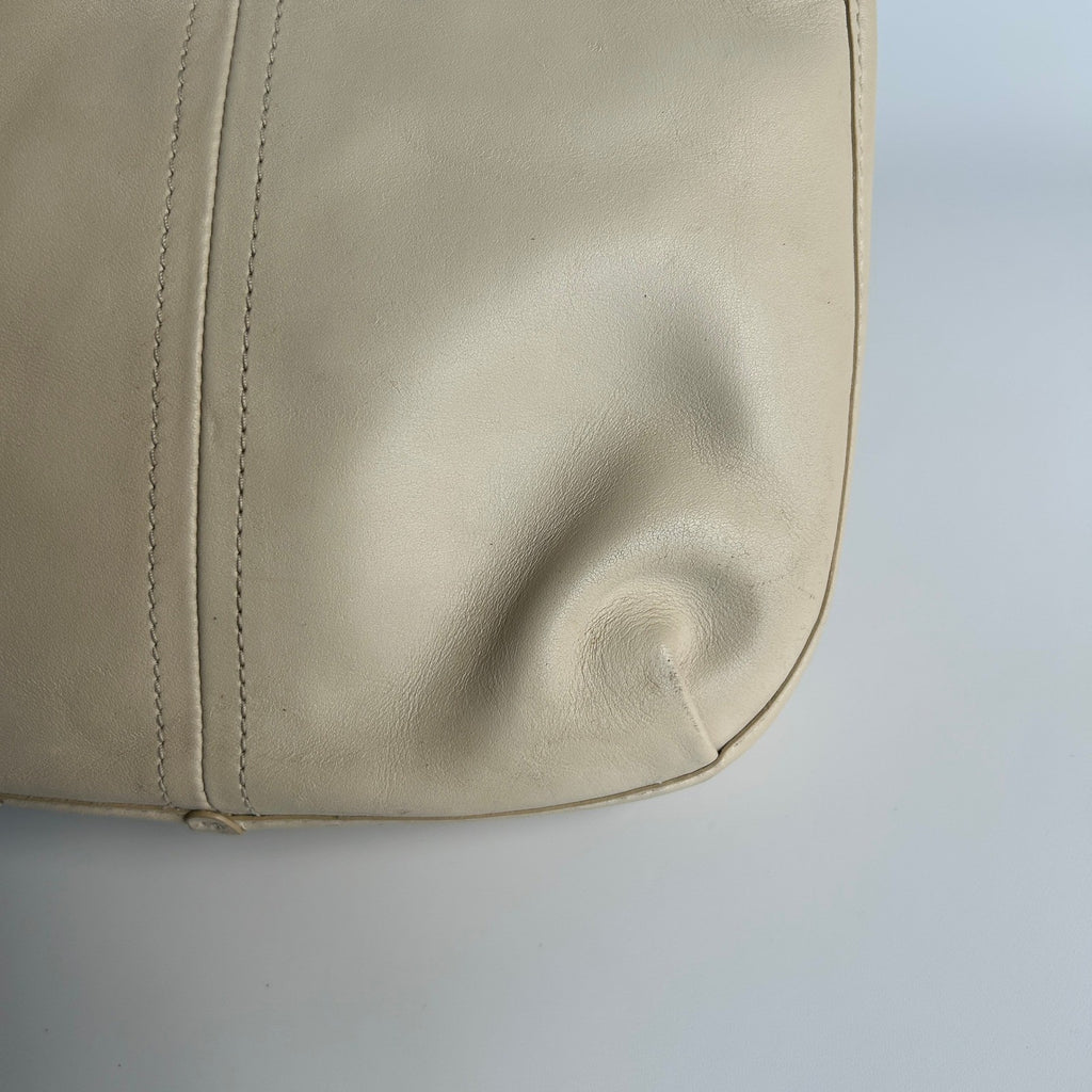 Coach Ergo Ivory Glovetanned Leather Shoulder Bag C2265