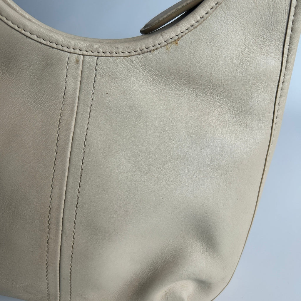 Coach Ergo Ivory Glovetanned Leather Shoulder Bag C2265