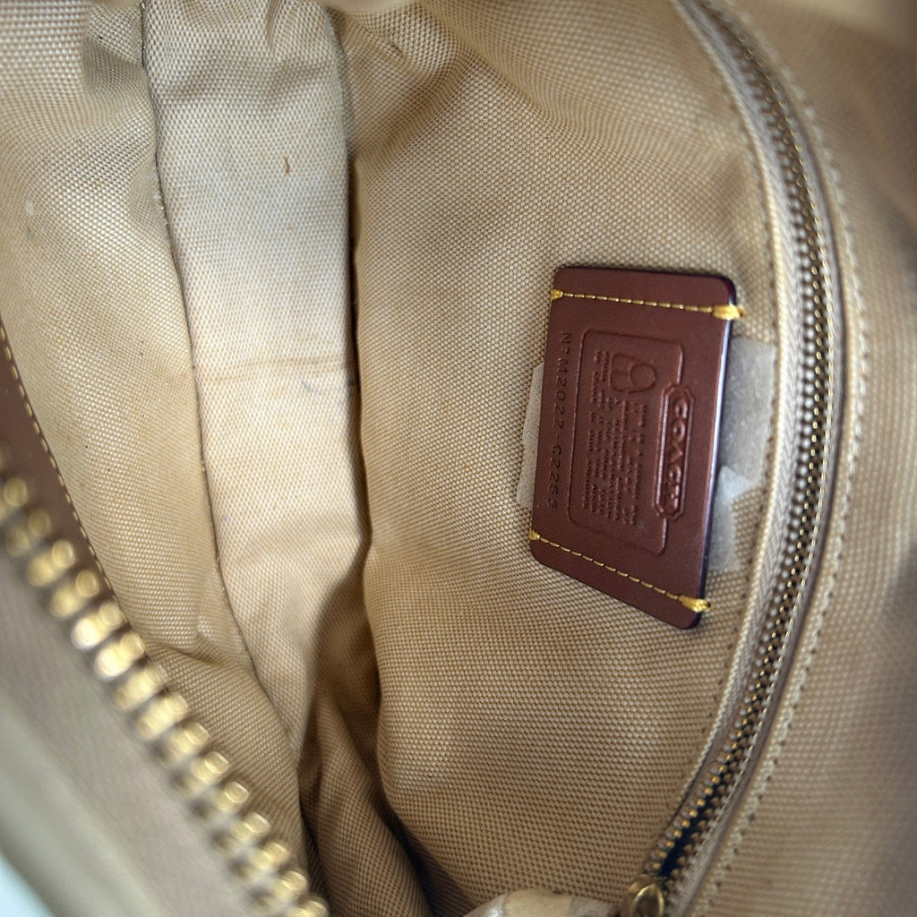 Coach Ergo Ivory Glovetanned Leather Shoulder Bag C2265