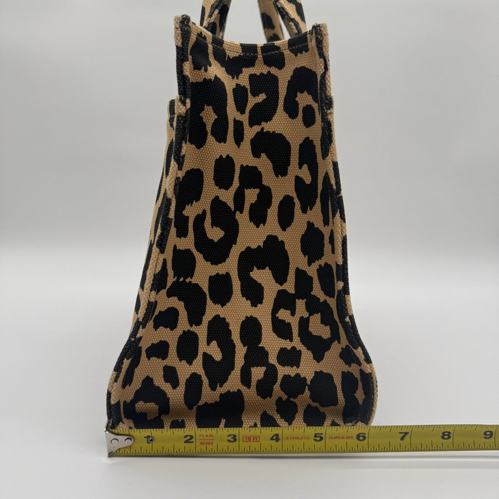 Coach Cargo Tote 26 Leopard Print Canvas Bag CP770 Crossbody Handbag