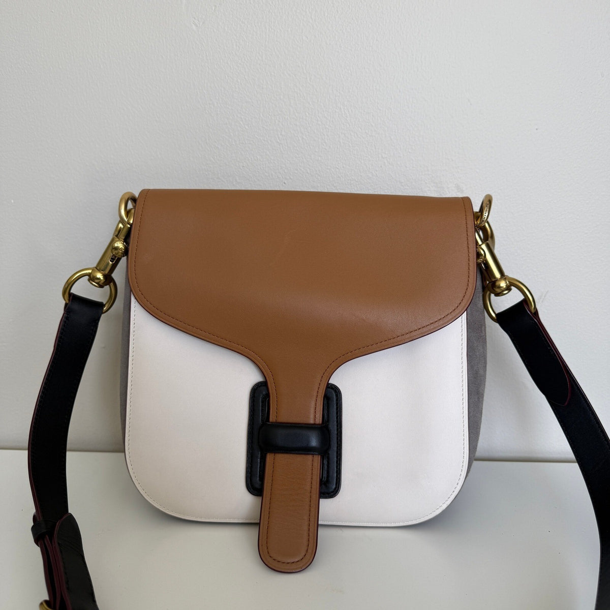 Coach Rodarte Courier Colorblock Leather Crossbody Bag C22752