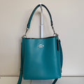 Coach Mollie Bucket Bag 22 Teal Pebble Leather CA177 Crossbody Shoulder Bag