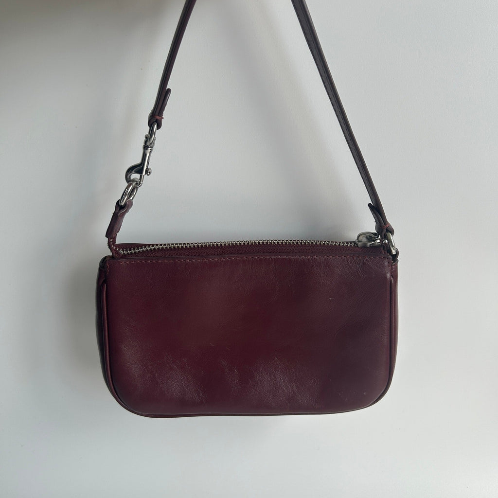 Coach Nolita 19 Burgundy Smooth Leather Shoulder Bag CCK95