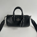 Coach Lacey Crossbody Satchel Black Refined Pebbled Leather CJ571 Bag