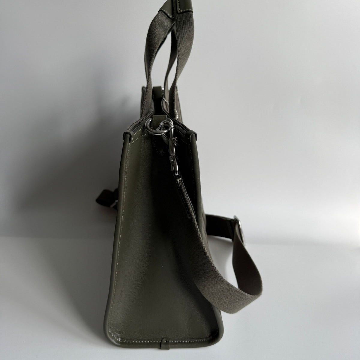Coach Smith Tote Olive Drab Signature Jacquard Leather Crossbody CY367