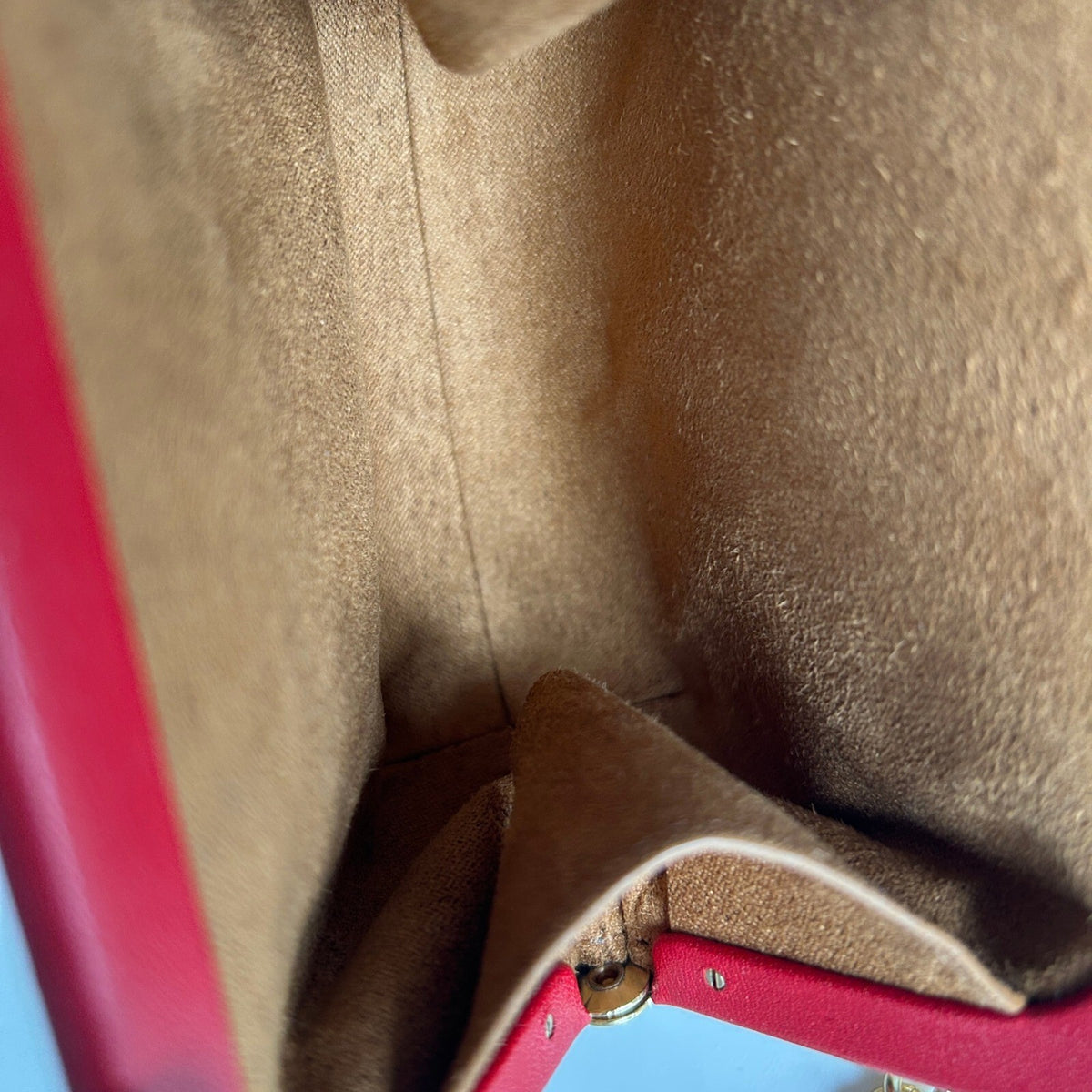 Coach Nora Kisslock Card Case Red Signature Canvas Crossbody Wallet CH520