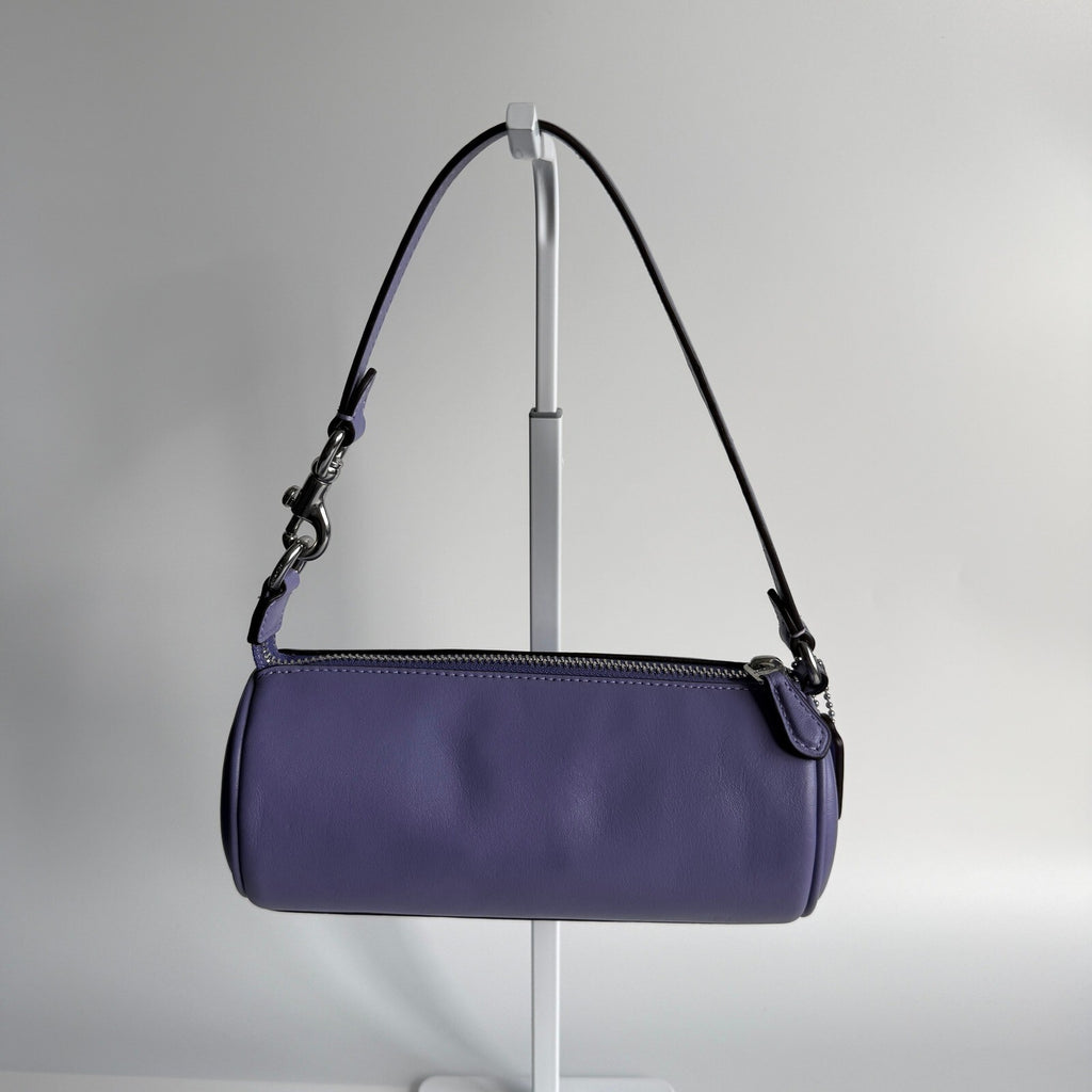 Coach Nolita Barrel Bag Light Violet Leather Shoulder Bag CR830