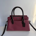 Coach Mini Darcie Carryall Light Raspberry Leather Bag CH173 Satchel Crossbody