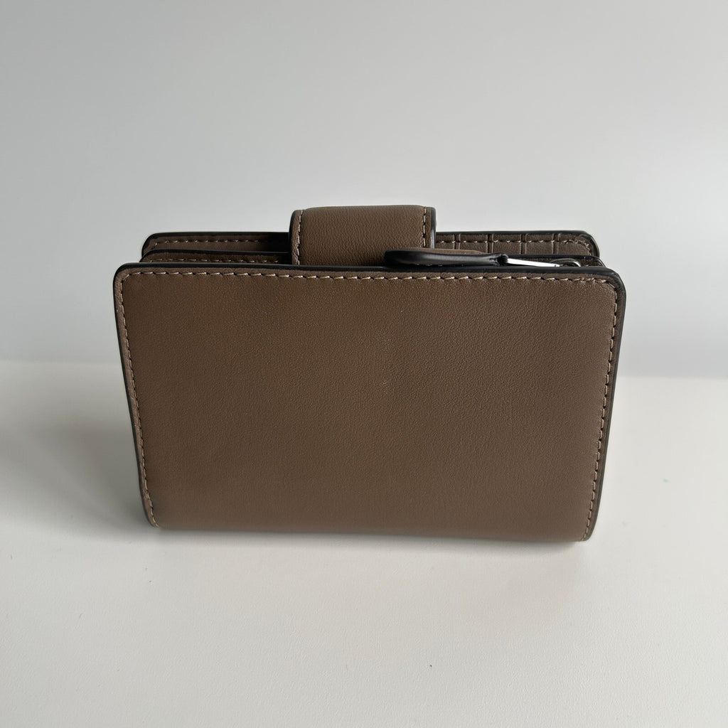 Coach Medium Corner Zip Bifold Wallet Tan Refined Leather CR791