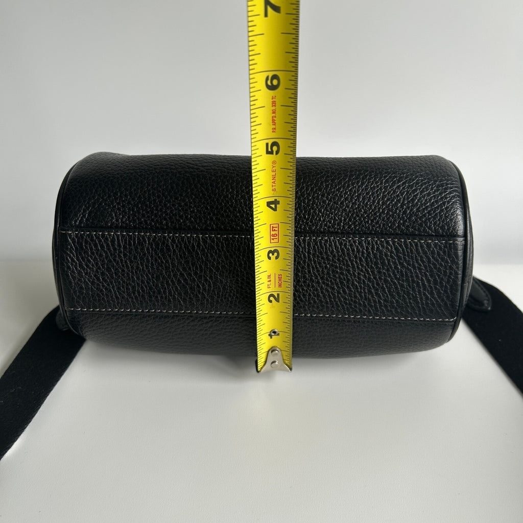 Coach Lacey Crossbody Satchel Black Refined Pebbled Leather CJ571 Bag
