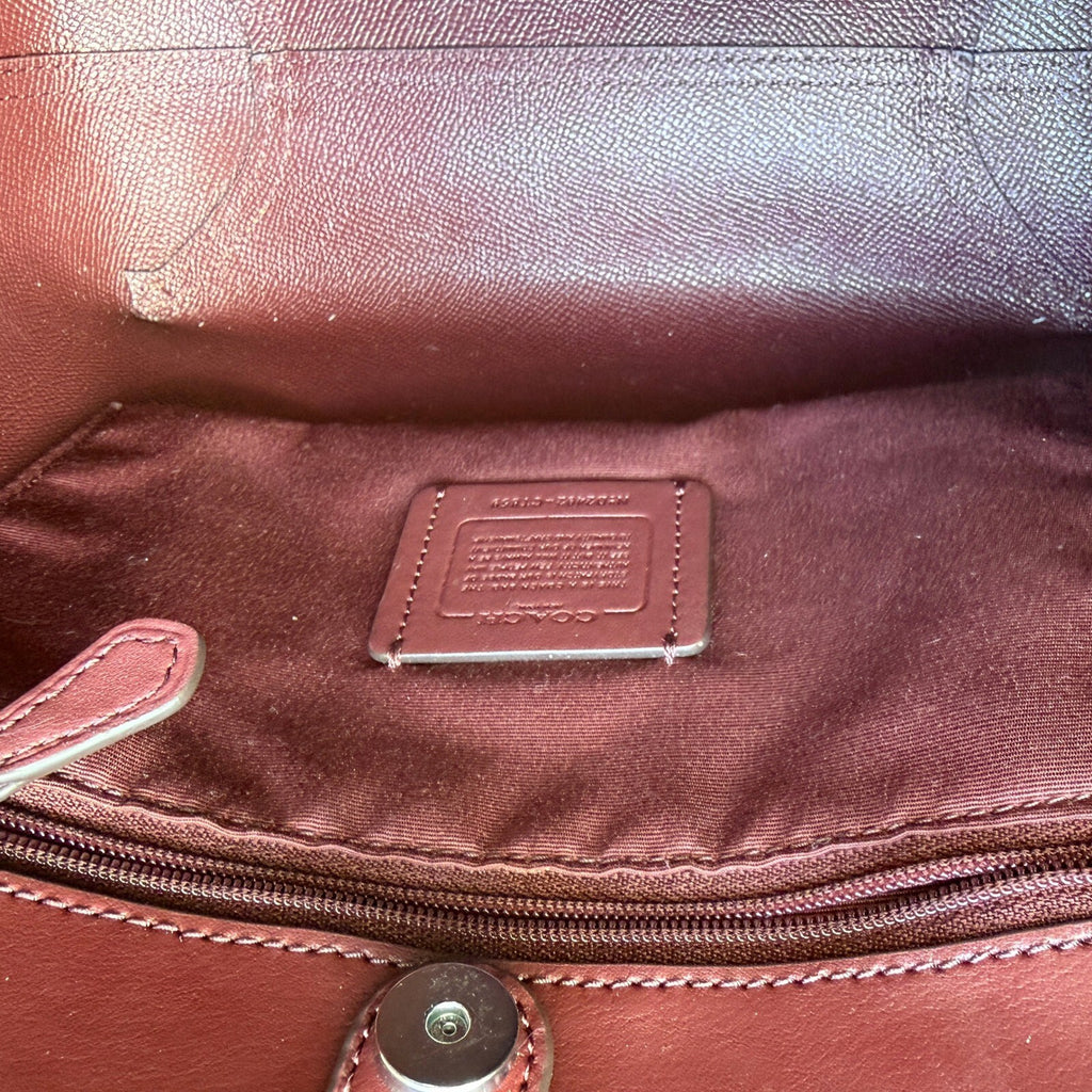 Coach Small City Tote Light Saddle Tan Leather Bag CT859