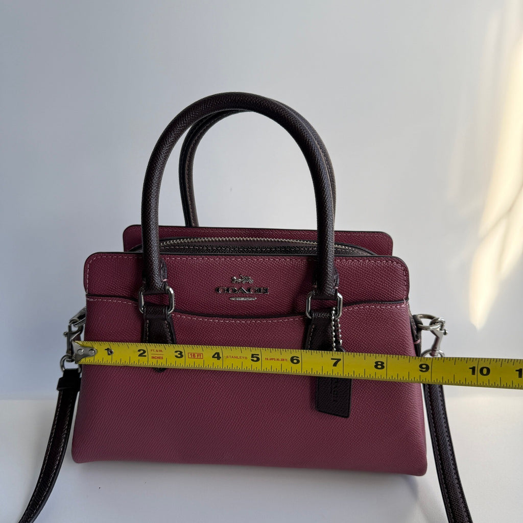 Coach Mini Darcie Carryall Light Raspberry Leather Bag CH173 Satchel Crossbody