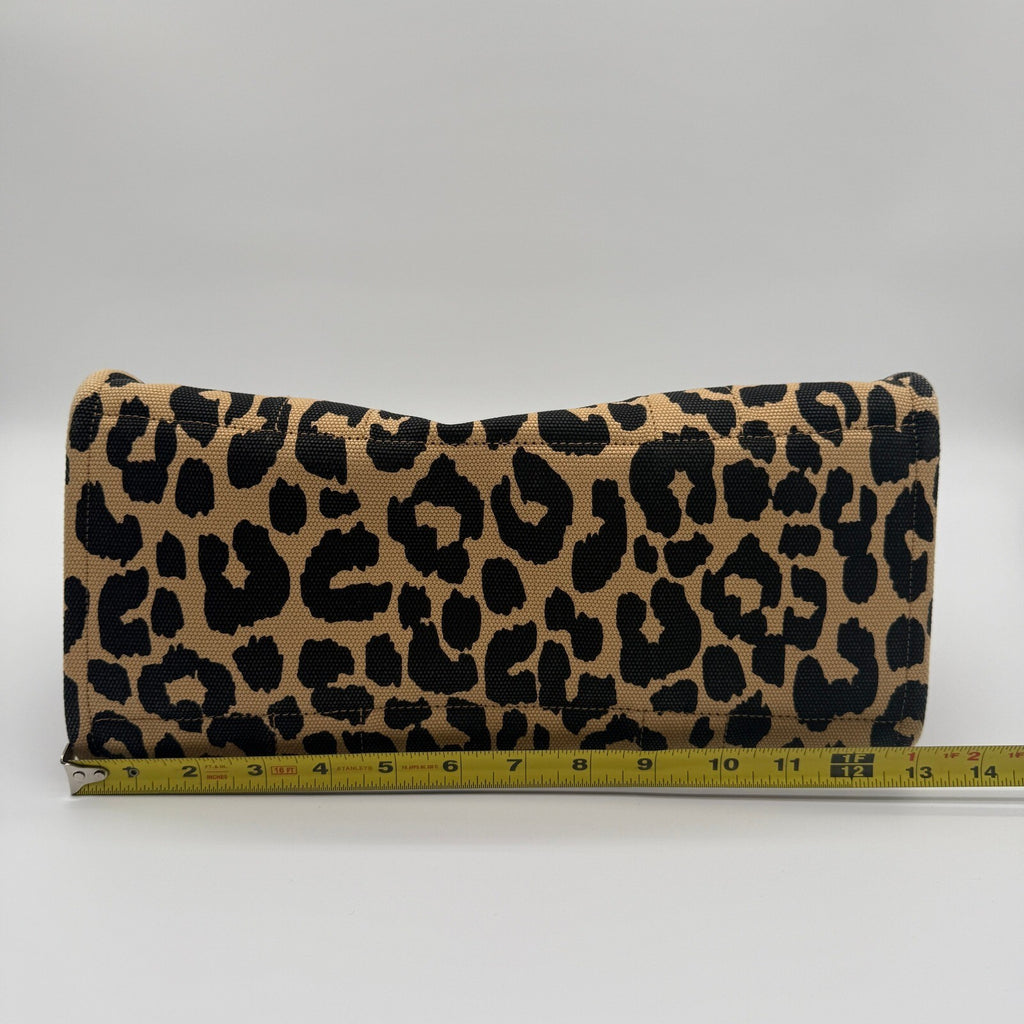 Coach Cargo Tote 26 Leopard Print Canvas Bag CP770 Crossbody Handbag