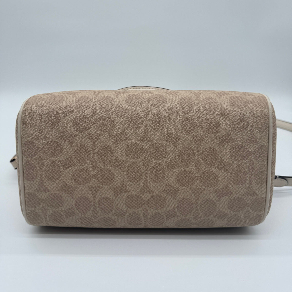 Coach Rowan Satchel Sand Chalk Signature Canvas Bag CV961 Crossbody Handbag