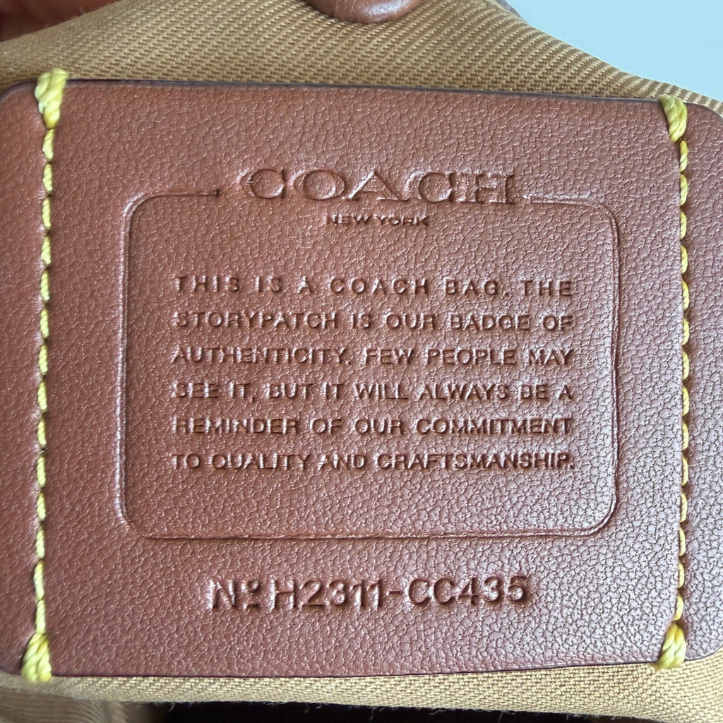 Coach Cary Black Soft Pebble Leather Shoulder Bag CC435 Crossbody Hobo