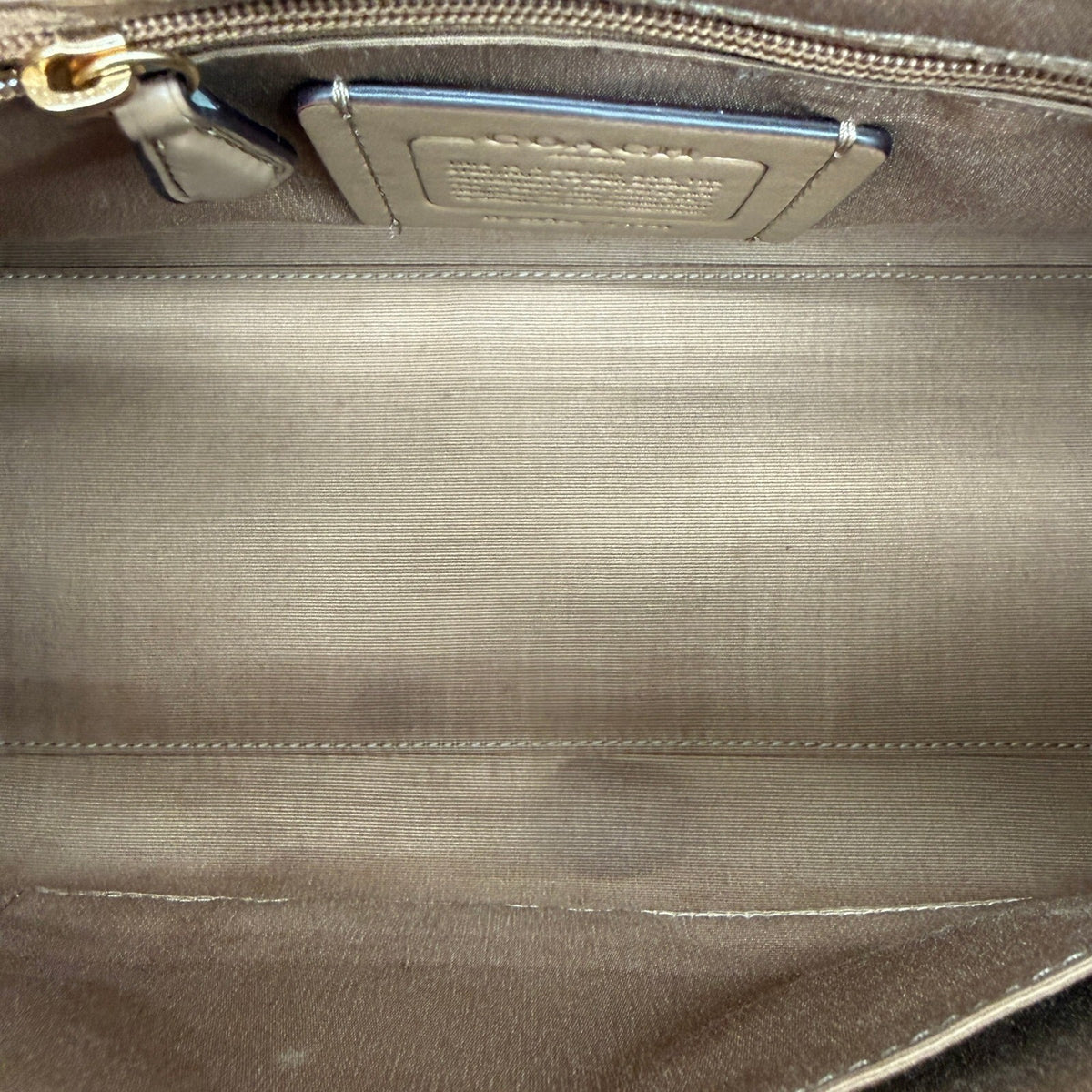 Coach Rowan Satchel Sand Chalk Signature Canvas Bag CV961 Crossbody Handbag