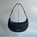 Coach Payton Hobo Black Pebble Leather Shoulder Bag CE619