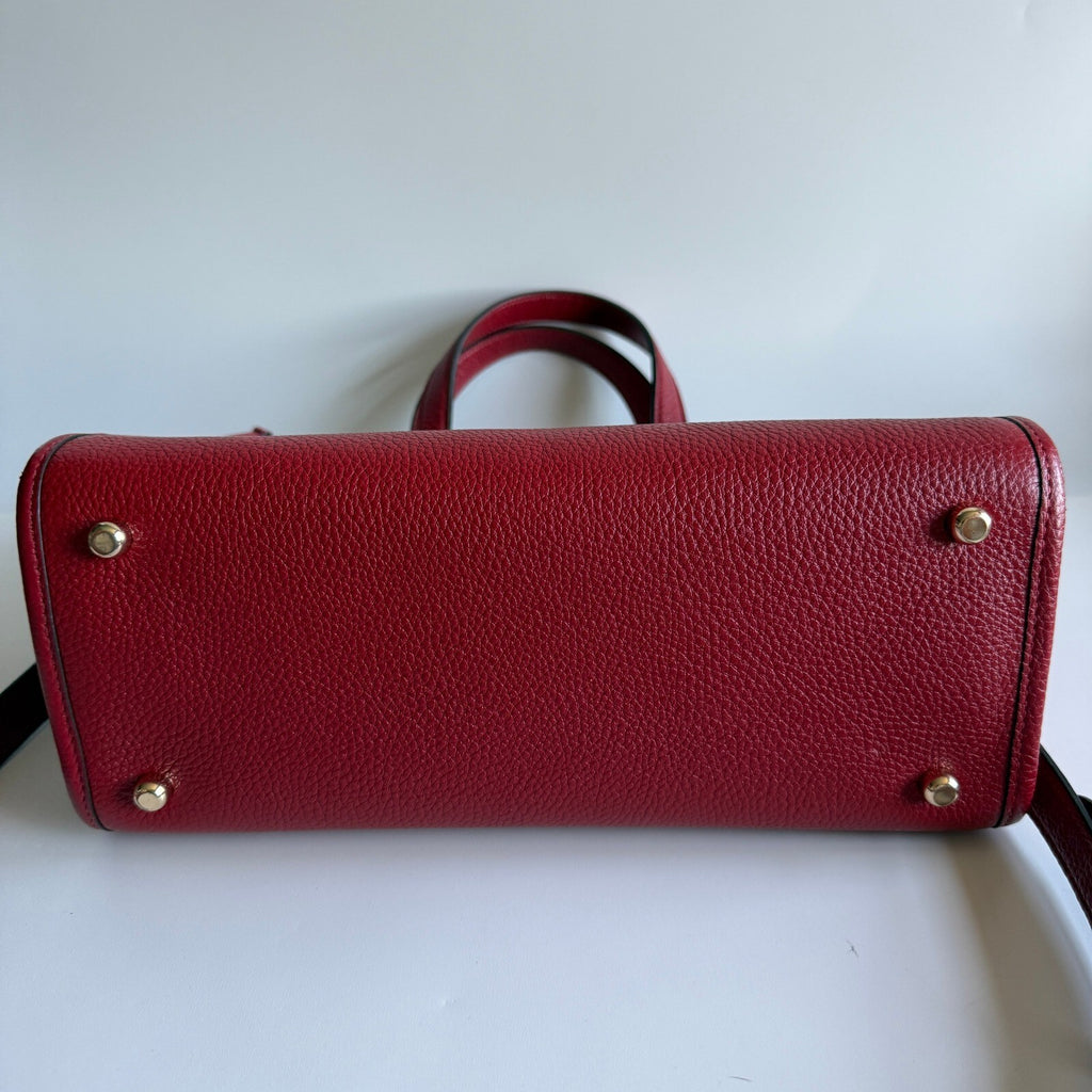 Coach Dempsey Carryall Khaki Red Signature Canvas Tote C2181 Lunar New Year Ox